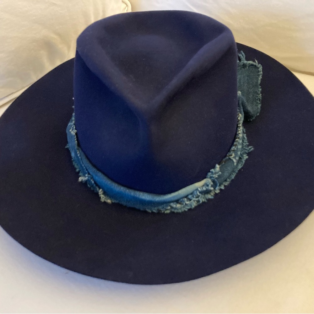 Worth & Worth Vagabond Felt Fedora Hat in Electric Blue - NWOT - Picture 10 of 16